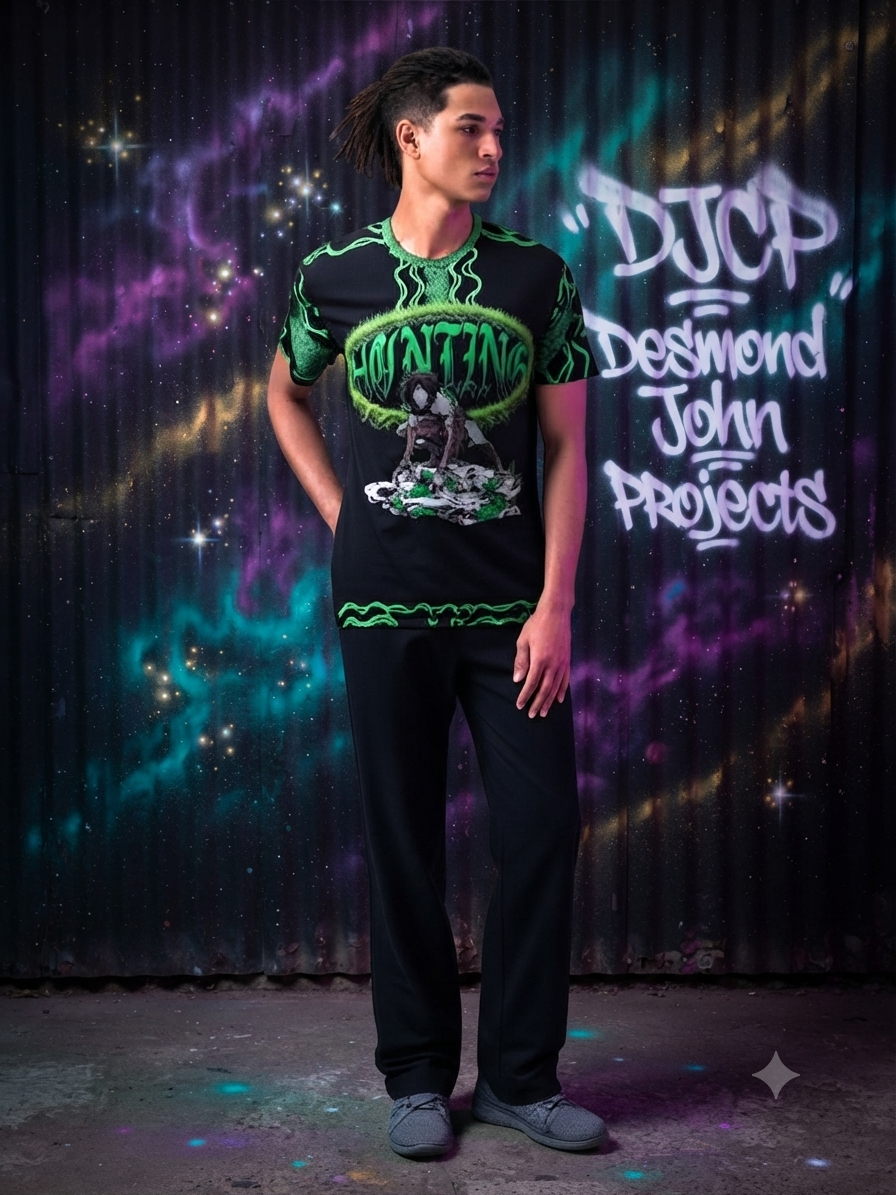 Men's t-shirt Primitive Hunt Black & Green T-Shirt