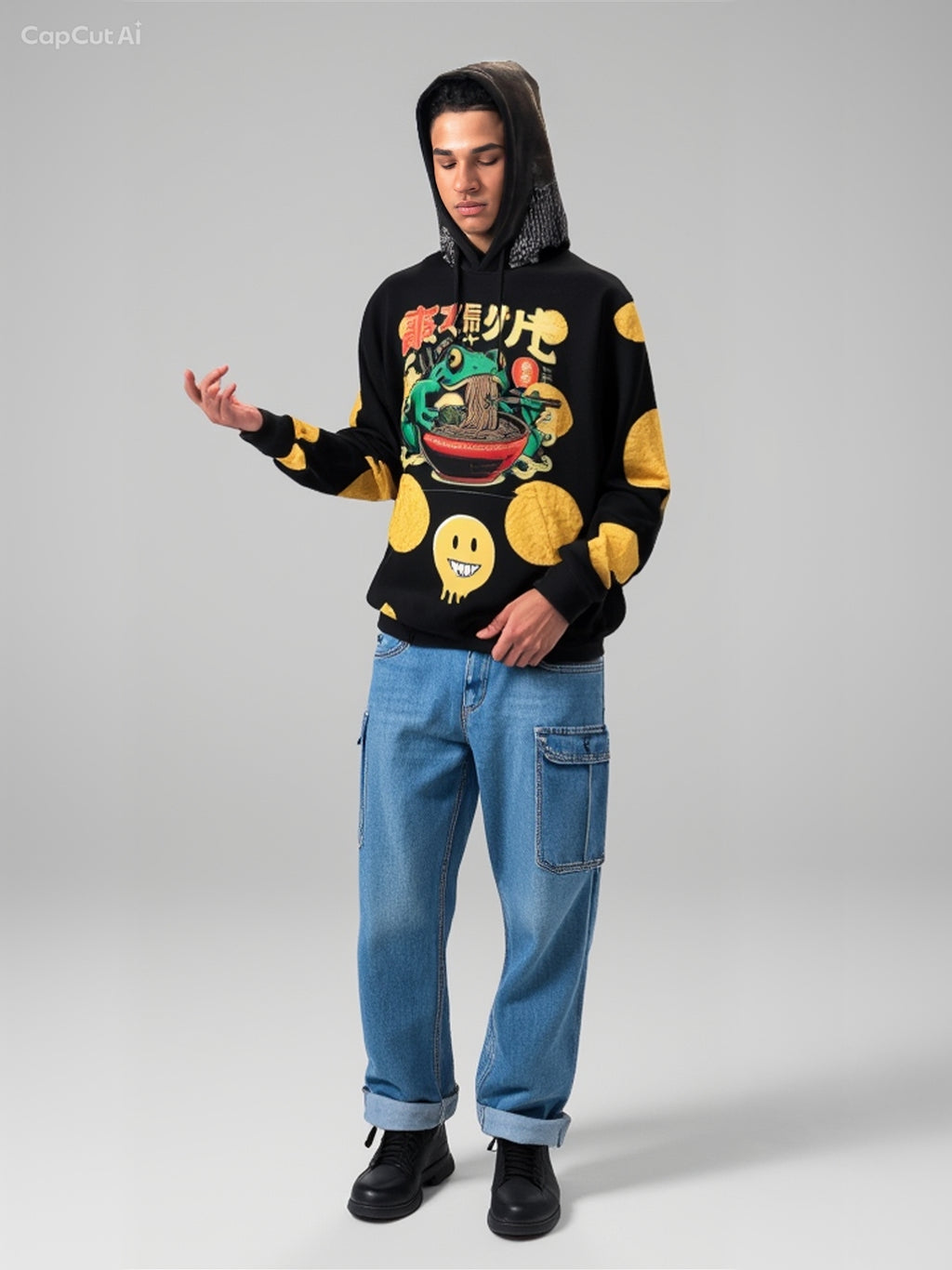 Oversized Cotton Hoodie