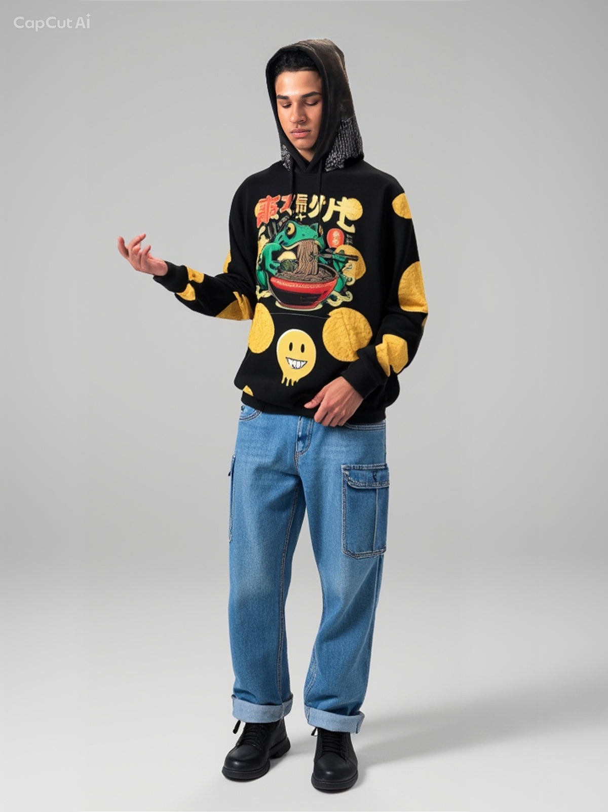 Oversized Cotton Hoodie