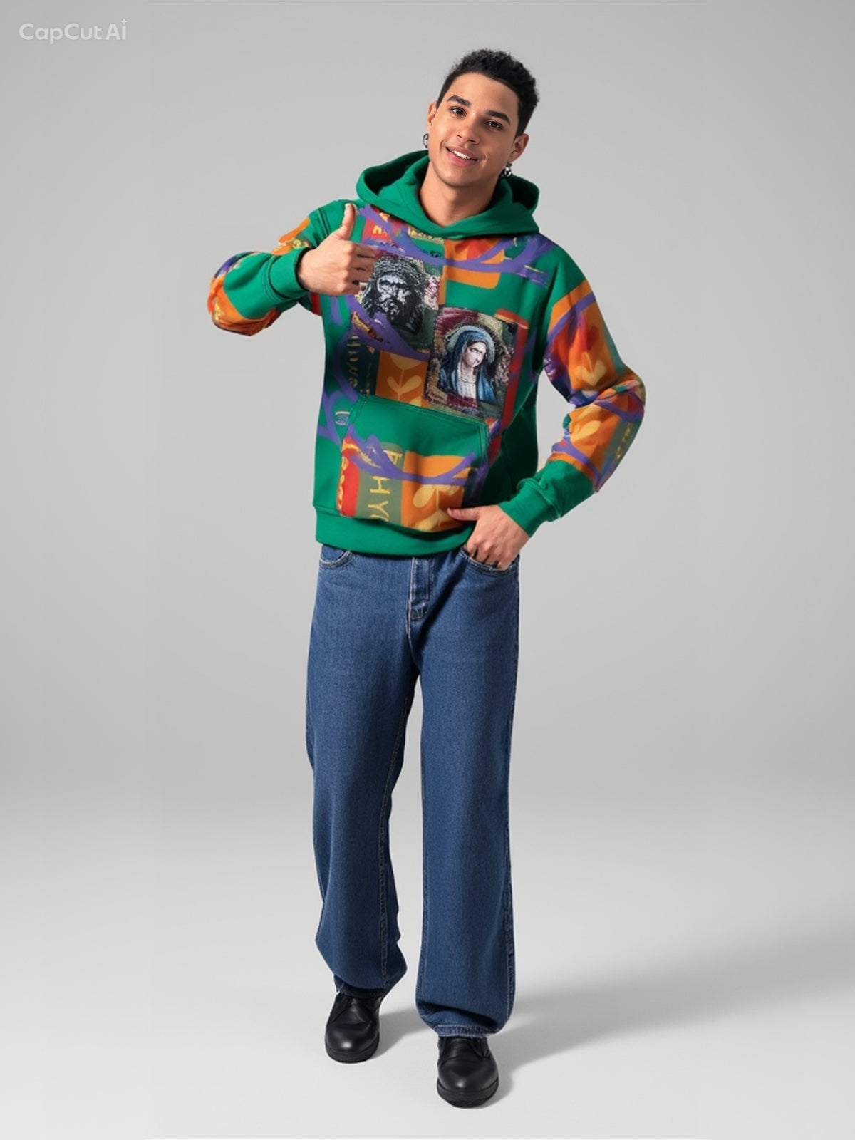 Oversized Cotton Hoodie