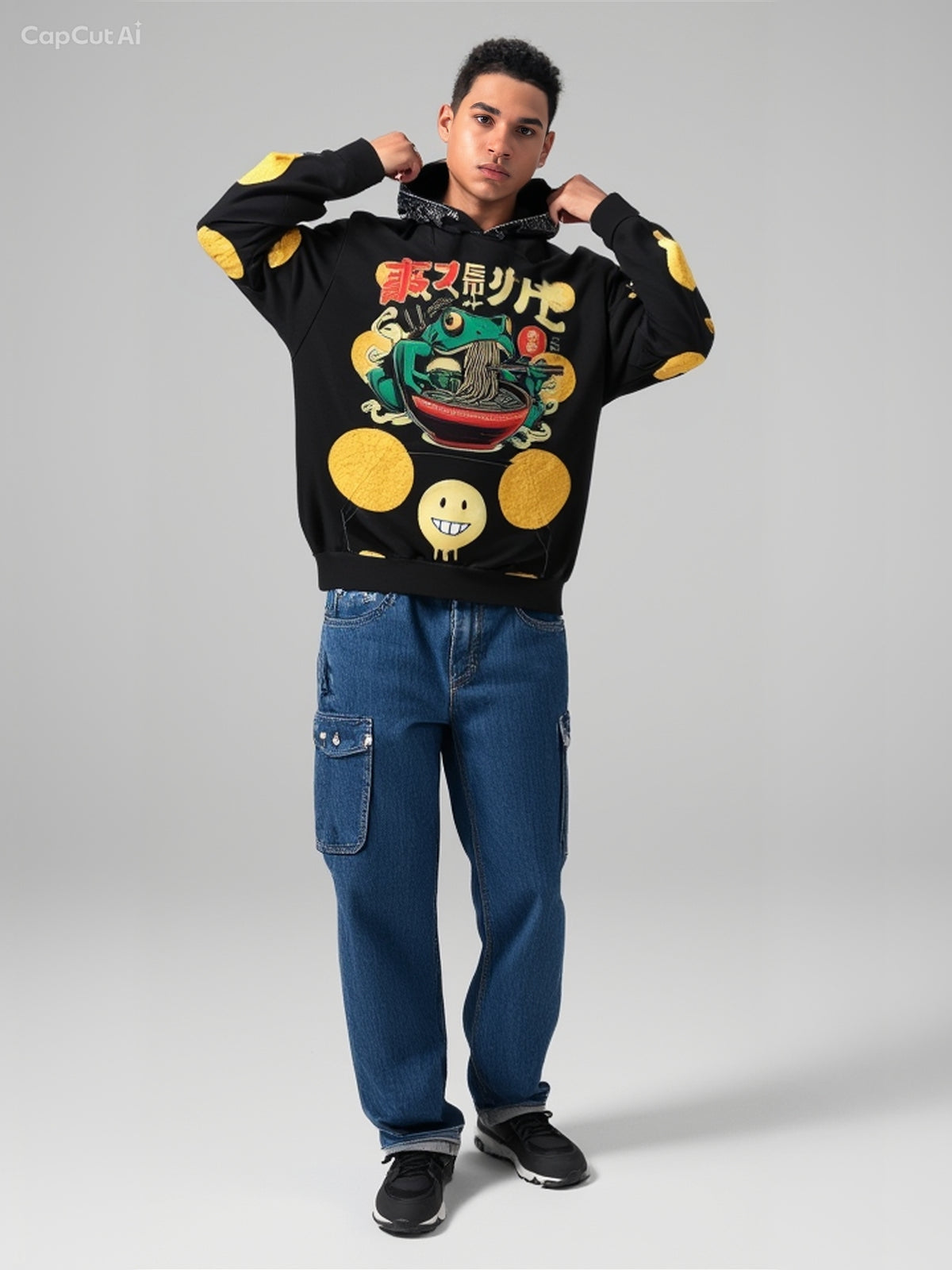 Oversized Cotton Hoodie