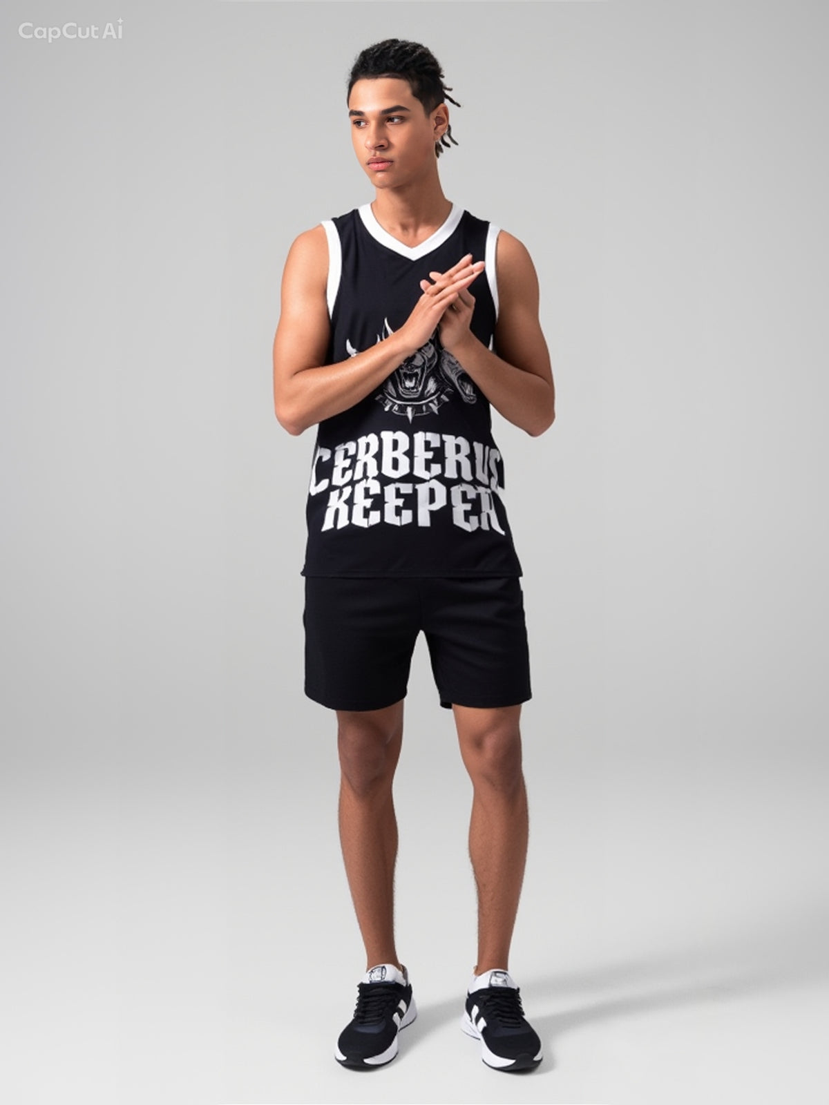 Youth Recycled Basketball Jersey Three-Headed Beast Retro Jersey