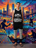 Youth Recycled Basketball Jersey Three-Headed Beast Retro Jersey