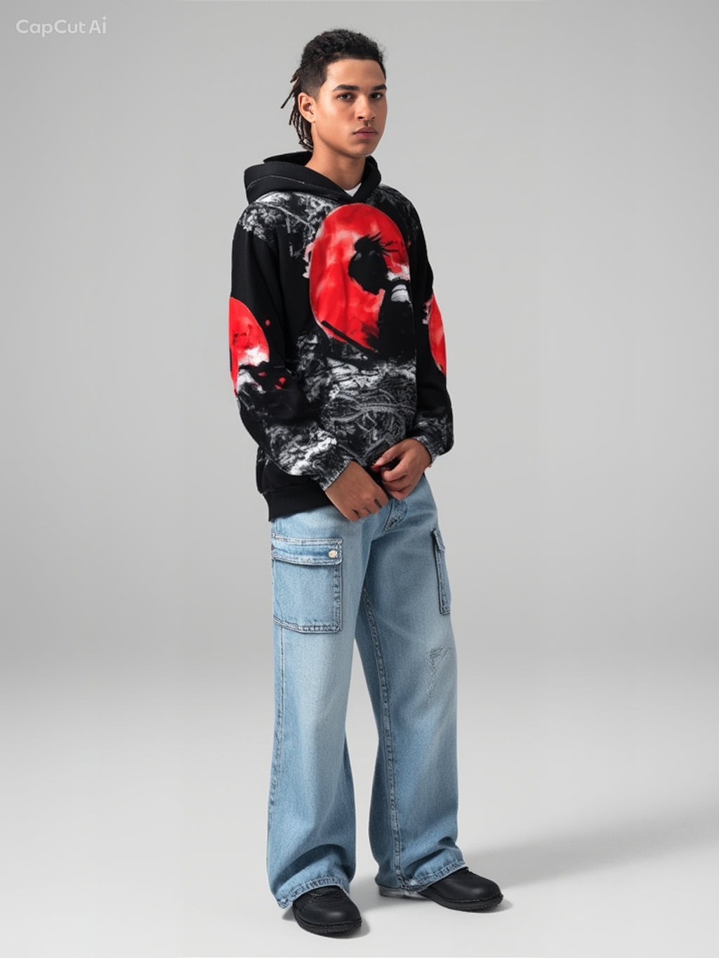 The Rose red Samurai. hoodie