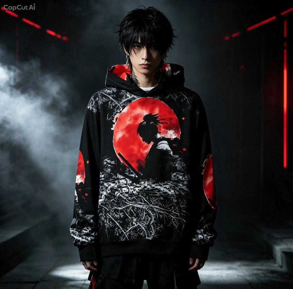The Rose red Samurai. hoodie