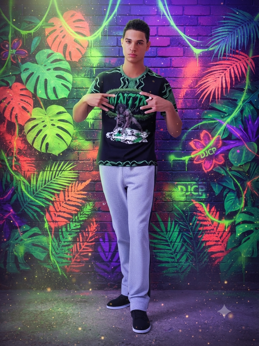 Men's t-shirt Primitive Hunt Black & Green T-Shirt