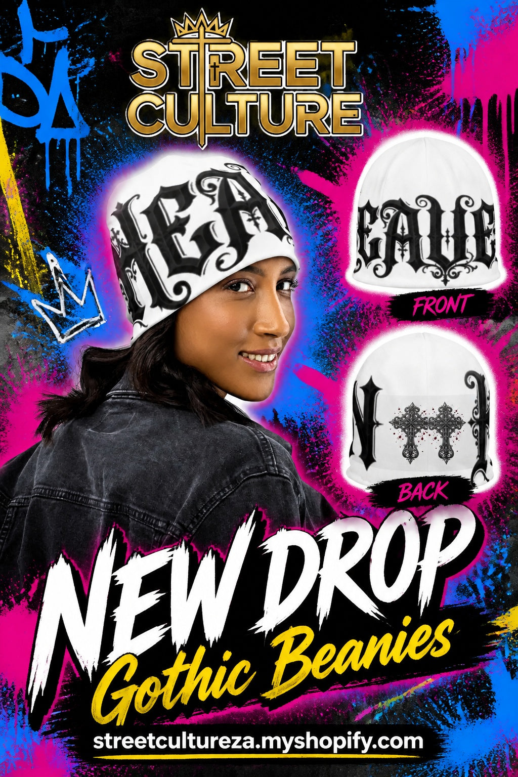 All-Over Print Beanie