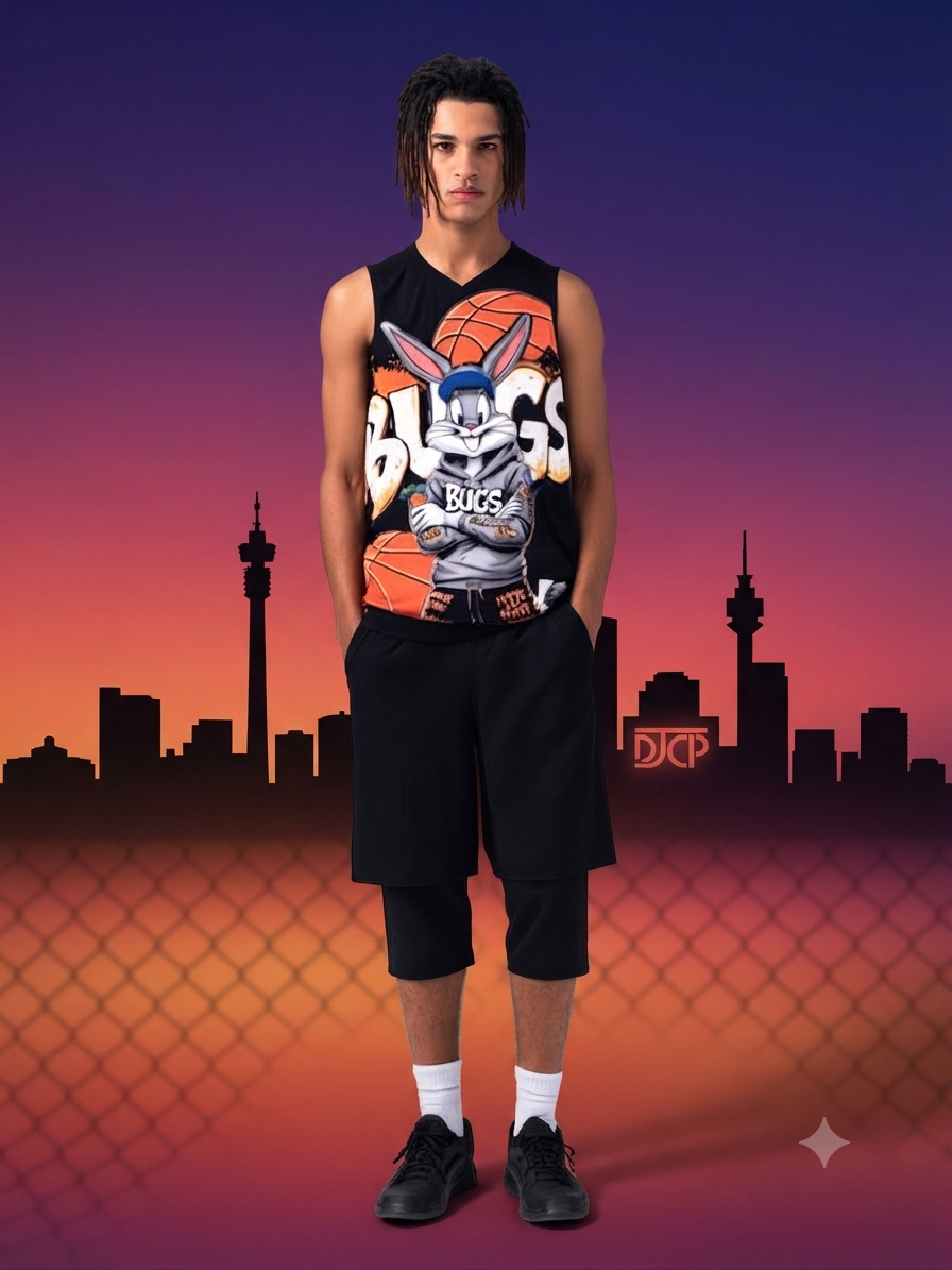 Youth Recycled Basketball Jersey Carrot King Retro Mesh Jersey